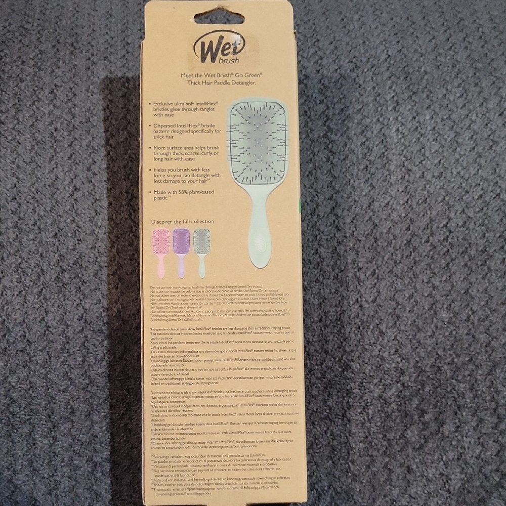 Wet Brush Paddle Detangler - Vibrant Green - Picture 3 of 13